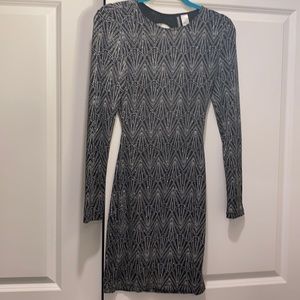 Sequenced backless dress